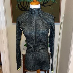 Nike Pro 3/4 zip workout top